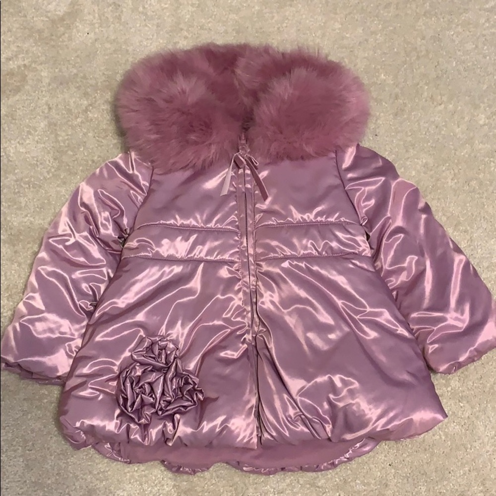 Fancy winter jacket for little girl